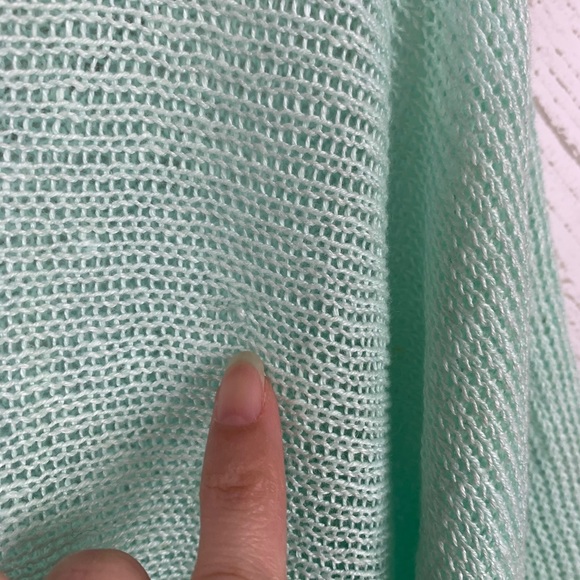 Eileen Fisher Mint Green Long Sleeve Sweater PL/PG - Picture 8 of 8